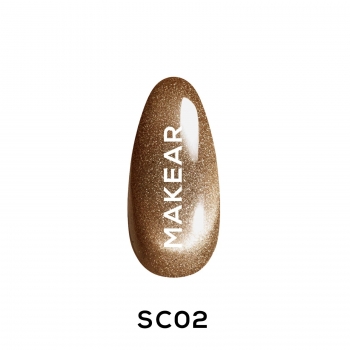 Makear - SC02 Lakier hybrydowy Cat Eye 8 ml
